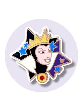Snow White and the Seven Dwarfs Disney Pin: Evil Queen Star Characters